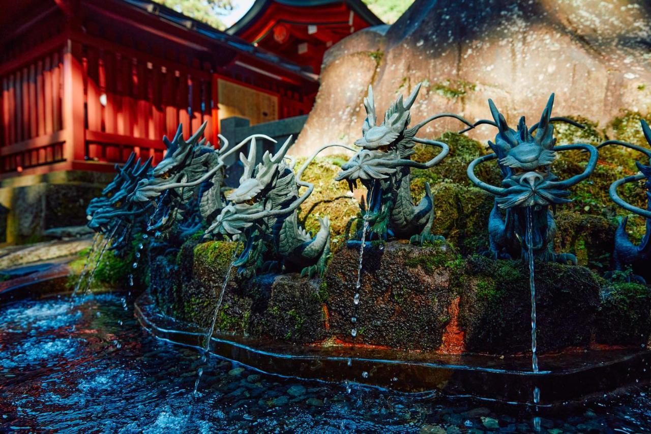 Villa Hakone Kabuto 古民家旅館 150平米 バス停迄一分 準天然温泉 最大12名 ภายนอก รูปภาพ