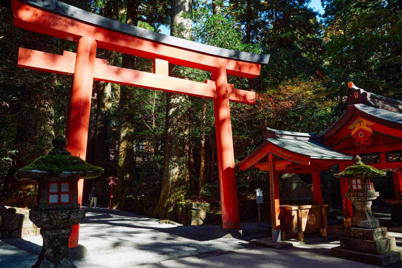 Villa Hakone Kabuto 古民家旅館 150平米 バス停迄一分 準天然温泉 最大12名 ภายนอก รูปภาพ